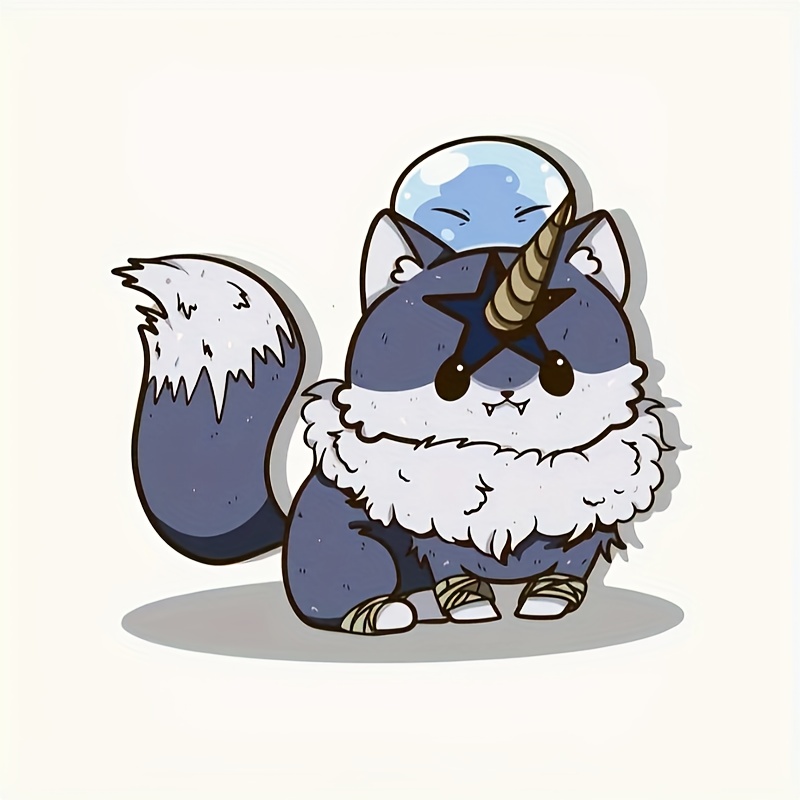 Regarding My As A Slime - Cartoon Pattern Rimuru Vinyl Sticker