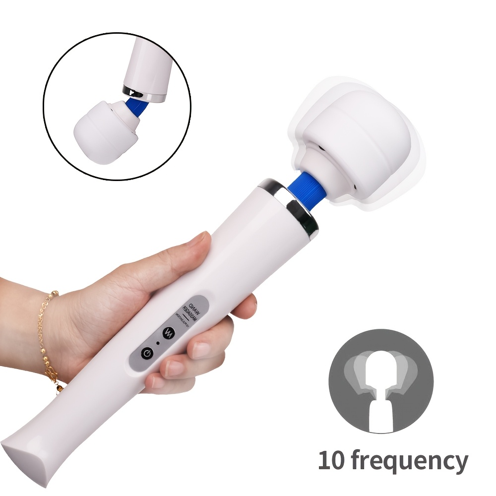 Direct Insertion Of Ultra Large AV Vibrator With Ten Frequency Vibration Band, Ultra Long Charging Cable, G-point Stimulation, Soft Silicone, Skin Friendly, Female Lesbian Sex Toy Products