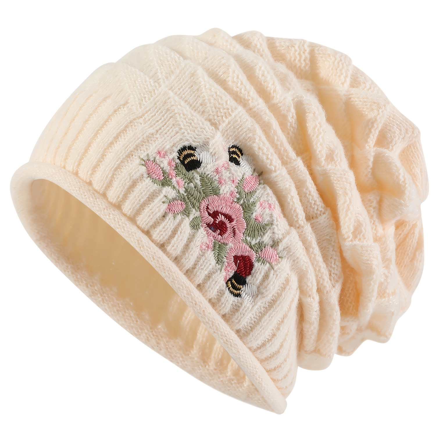 fashionable floral embroidery classic hat an elegant womens  display picture 3