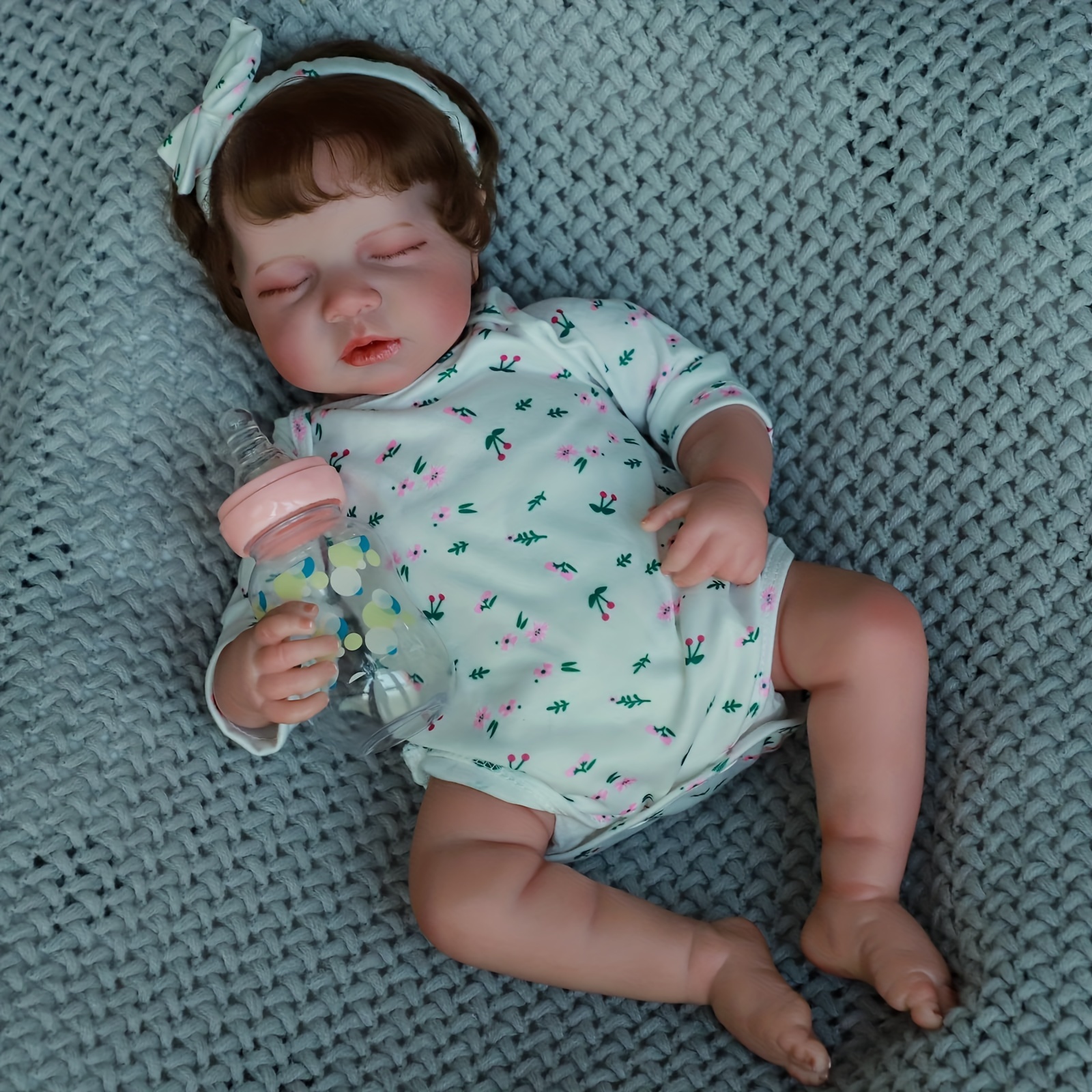 Reborn Baby Dolls Sleeping Girl - 19 Inches Cloth Body Realistic Newborn  Baby Doll That Look Real for Kids Age 3+