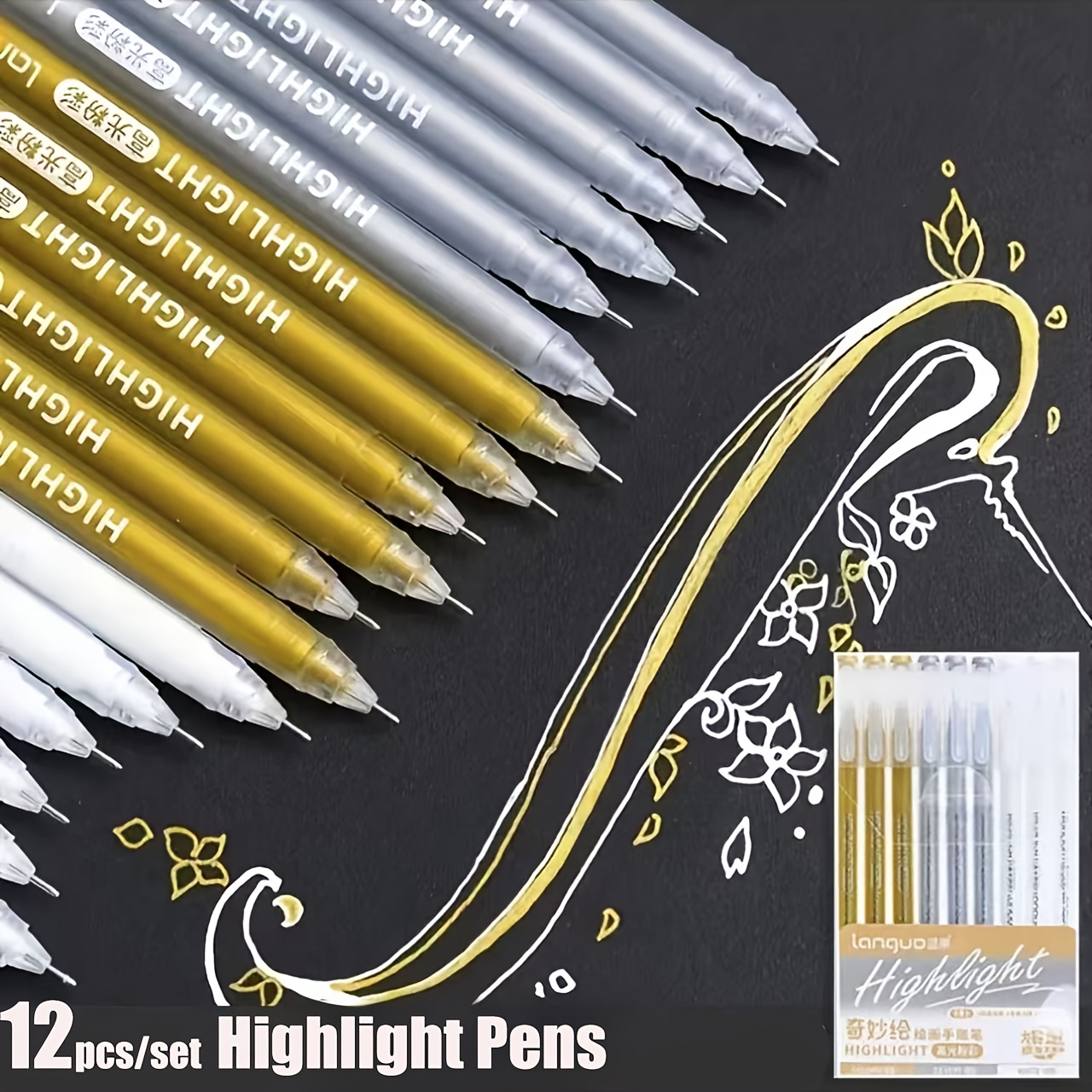 Gel Pens Best Metallic Pens For Black Paper Gel Pens Best Metallic