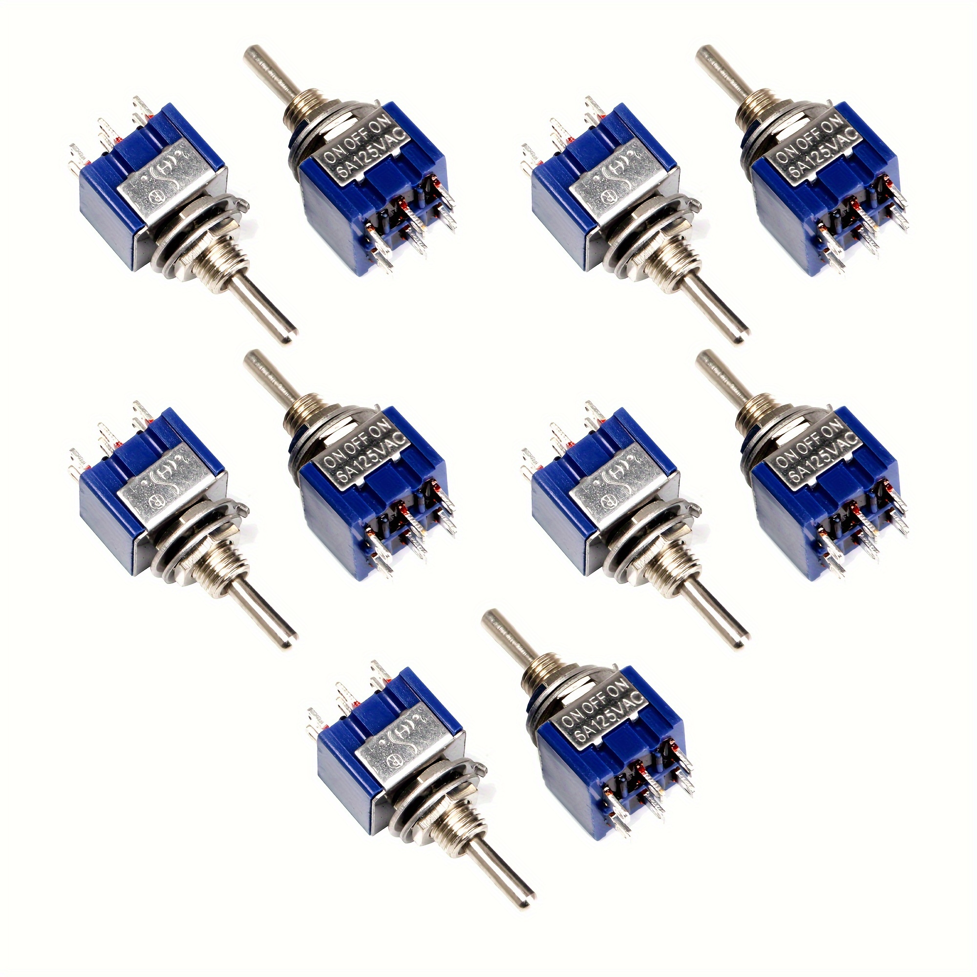 

10/20/40/100pcs 3-position Toggle Switch Tgb3, Metal Toggle Switches For Diy Projects And Repairs - /on Configuration, Guitar And Bass Accessories