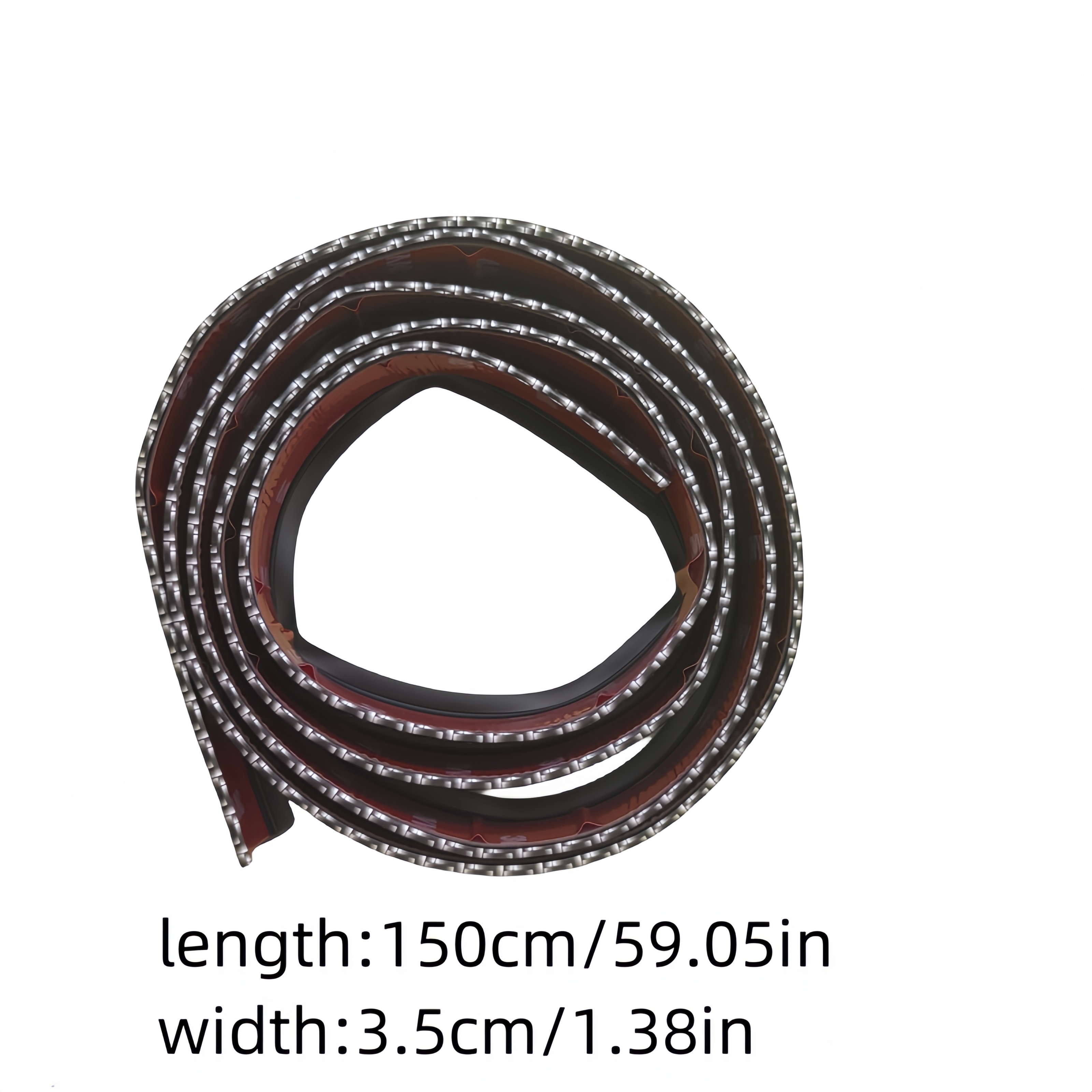 car modification universal wheel brow carbon fiber anti scratch details 5