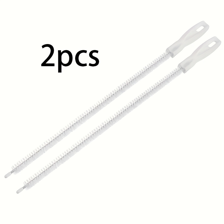 E-shop 2 Stück Flexible Abflussreiniger-Bürsten, Haarfänger für Abwasserrohre, Manuelles Verstopfungsentferner-Werkzeug für Badezimmer- Küchenabflüsse,
