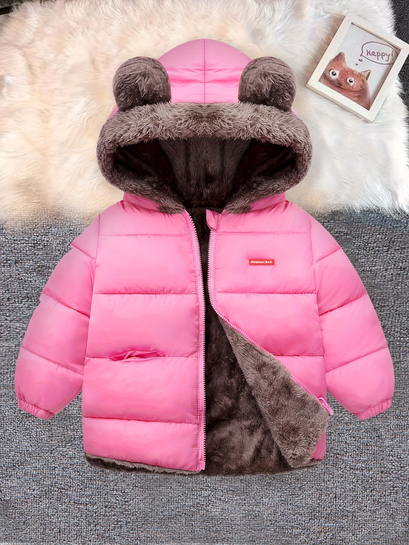 baby girl winter coat sold on Temu United States