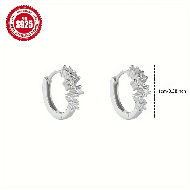 925 Hypoallergenic Star Stud Earrings Classic and Versatile