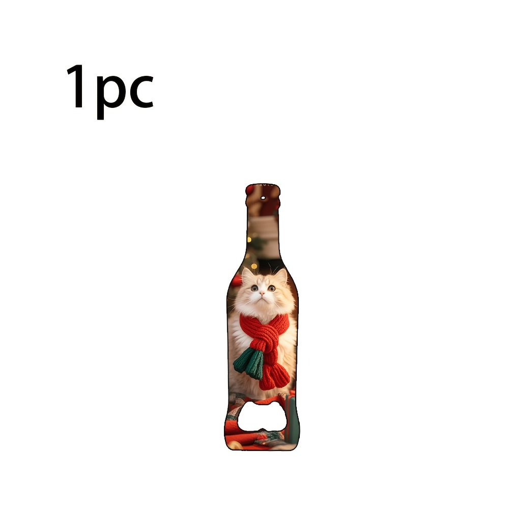 Image of 1pc/3pcs Customized Lever Bottle Openers, Customized Photo Bottle Openers, Personalized Bottle Openers, Multifunctional Bottle Openers, Home And Kitchen Supplies, Holiday Gifts, Christmas Gifts