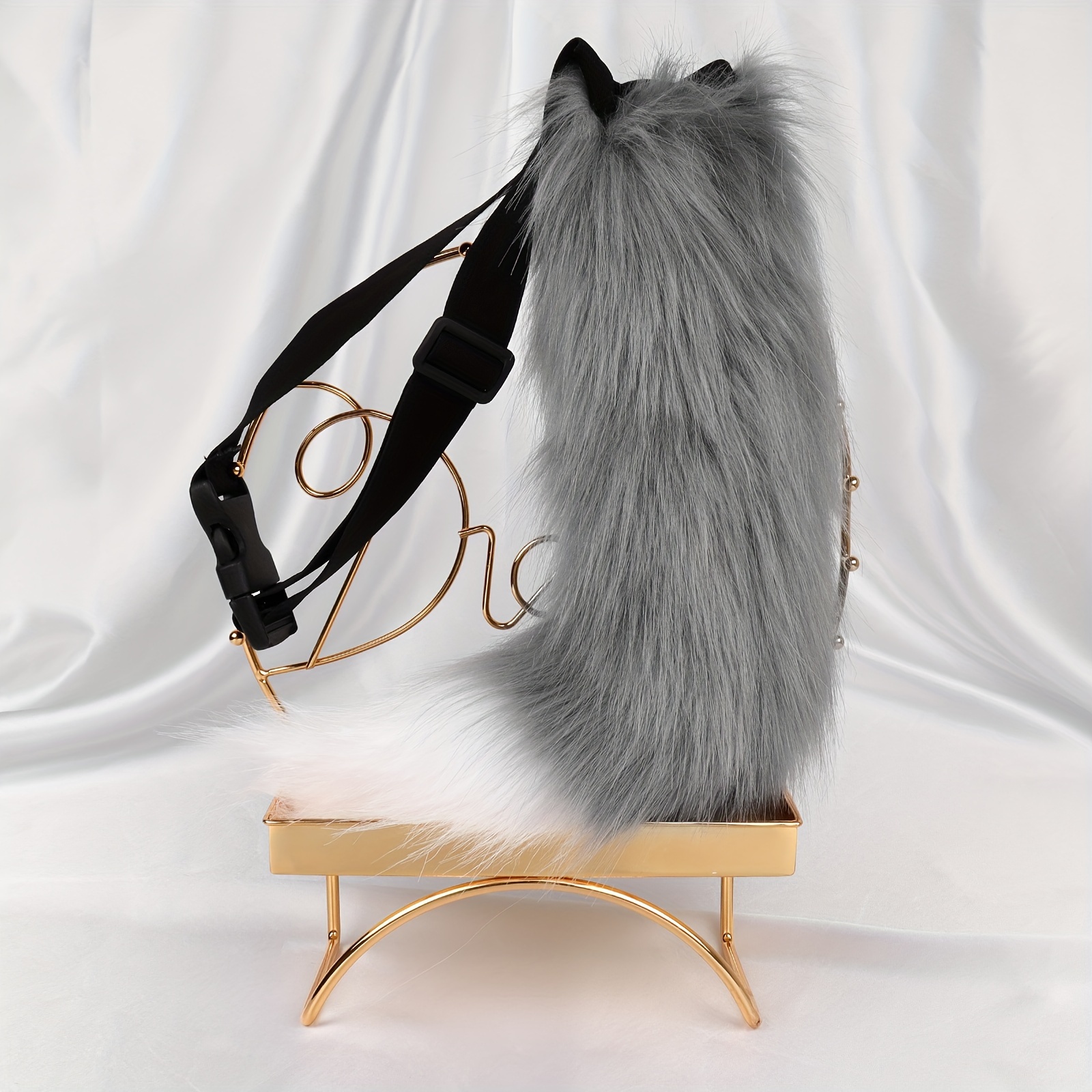 

Fur Costume Accessory - Halloween & Christmas Parties, Fits All