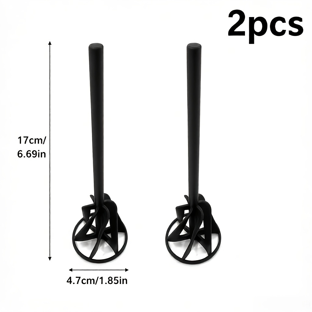 TEMU Juego de 2 accesorios mezcladores de pintura para taladros eléctricos pequeños, mezcladores de pintura tipo taladro, adecuados para pinturas,