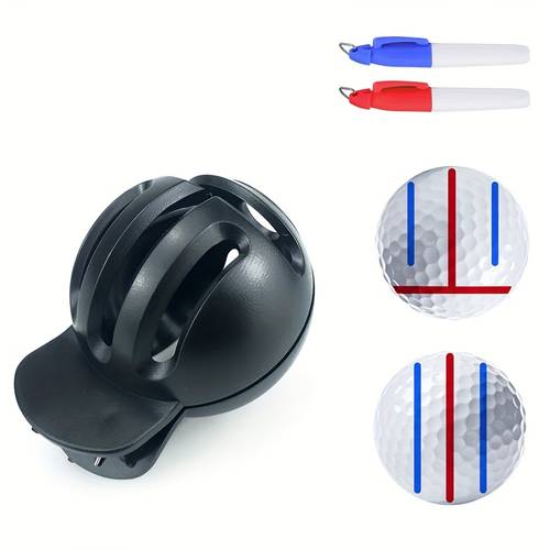 3pcs golf marking template set double sided precision marker golf ball drawing template marking on line drawing tool manual marker with 2pcs line drawing pen combo suitable for