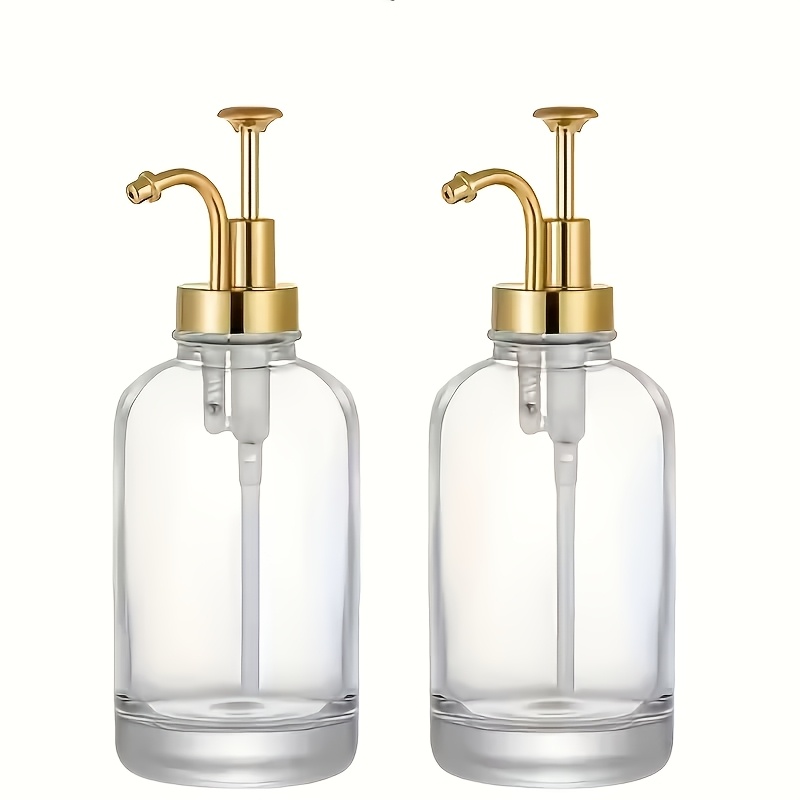 TEMU 2pcs Pump Bottles, Hand Soap Bottles, Soap Dispensers, And Mouthwash Dispensers, Perfect For Gifting Or Organizing At Home.