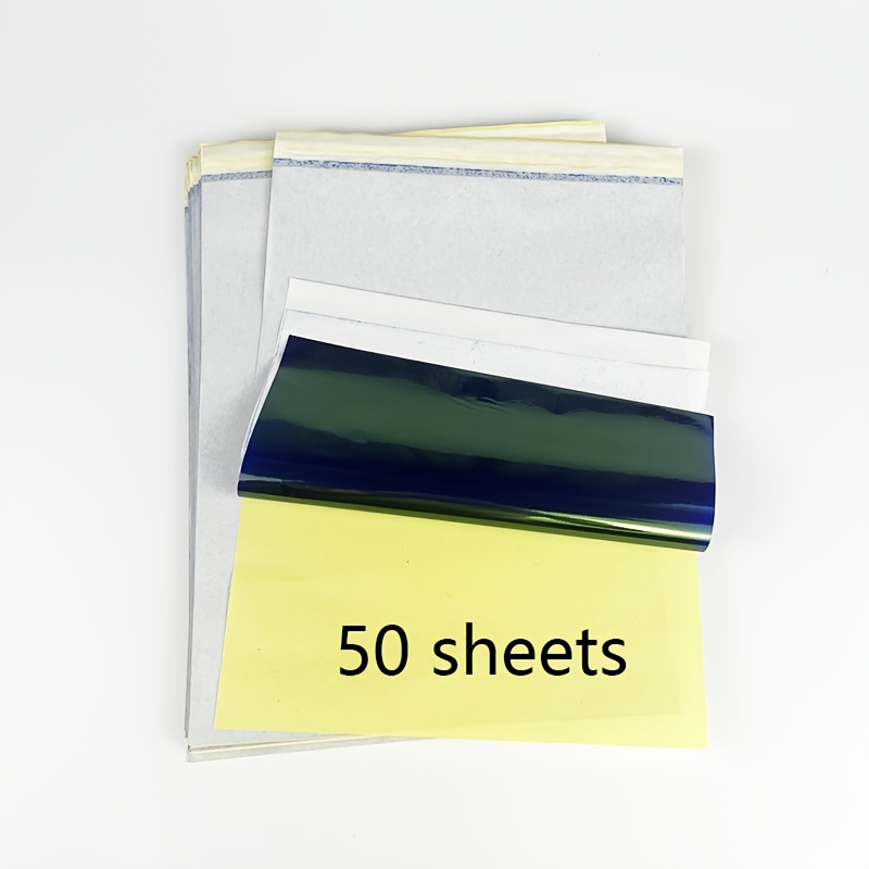 10pcs 20pcs 50pcs 100pcs tattoo transfer paper   yellow background tattoo paper transfer paper tattoo printing paper tattoo supplies