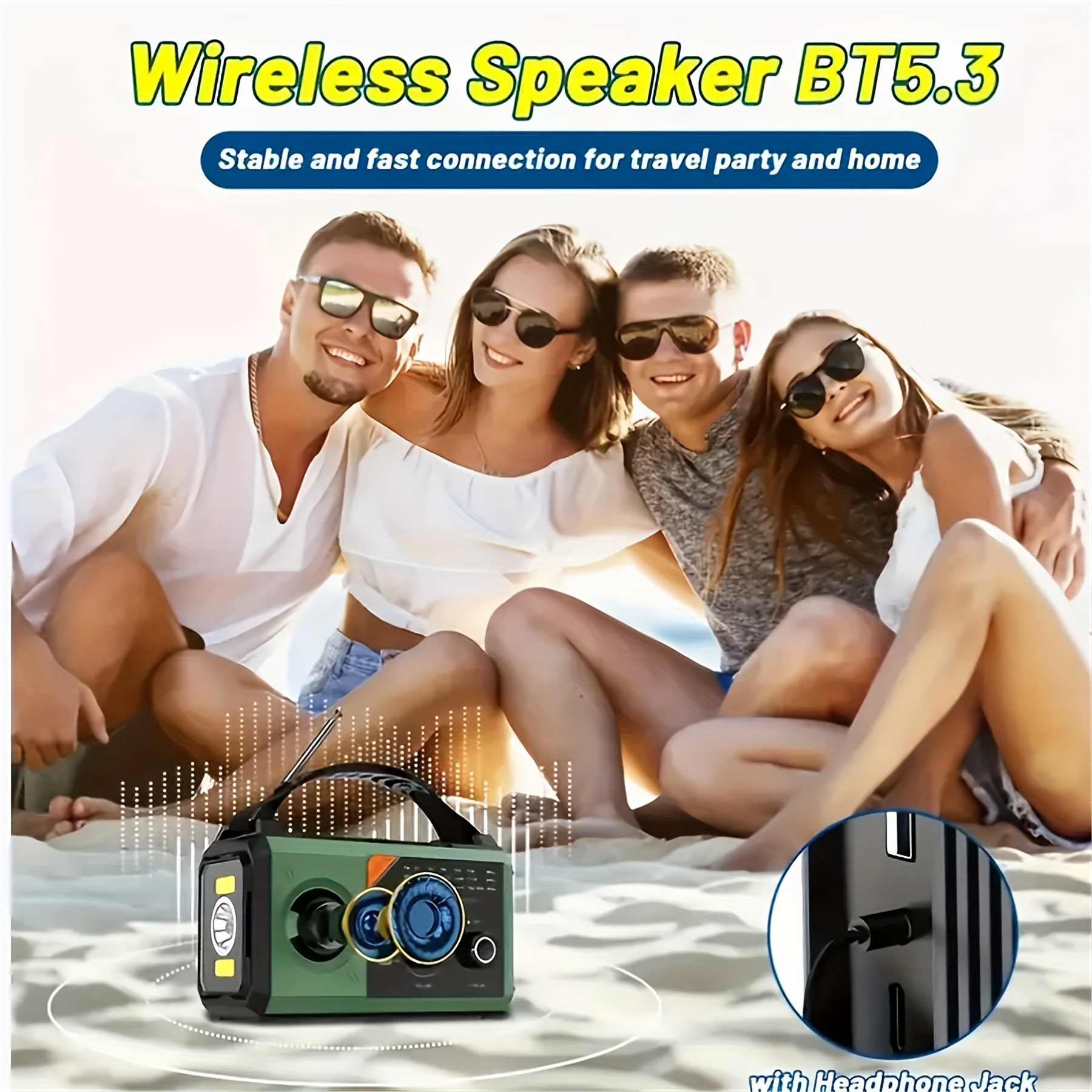 20000Mah Hand Crank Emergency Radio, SW/NOAA/AM/FM Weather Radio, Solar Powered Hand Crank Charger with Big Battery Powered, Portable, Cellphone Charge, SOS, Flashlight for Emergency/Home