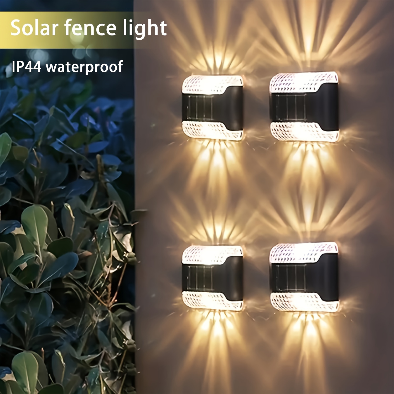 

4pcs Up And Washing , Ip44 Led , , For Courtyards, , Lawns, Patios, Courtyards, , Driveways, Decoration, To