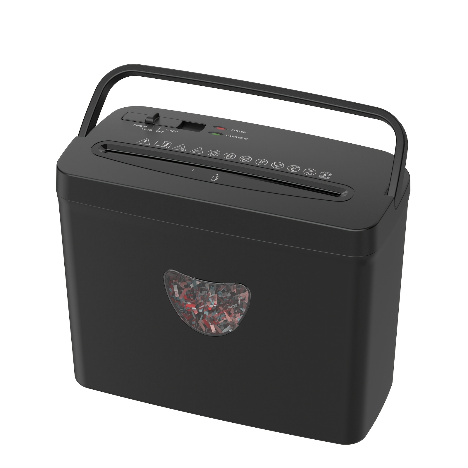 TEMU Paper - 5-sheet Cross Cut With 2.38-gallon Basket - P-4 Security Level - 4- - Credit Card - Durable, Fast, And Jam Proof For Home Office