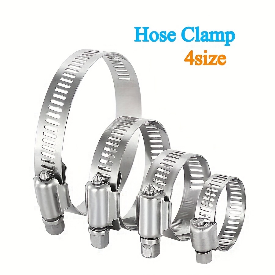 

[top-] 50pcs Steel Hose Clamps - , 4 For Pipes & Ducts, For &