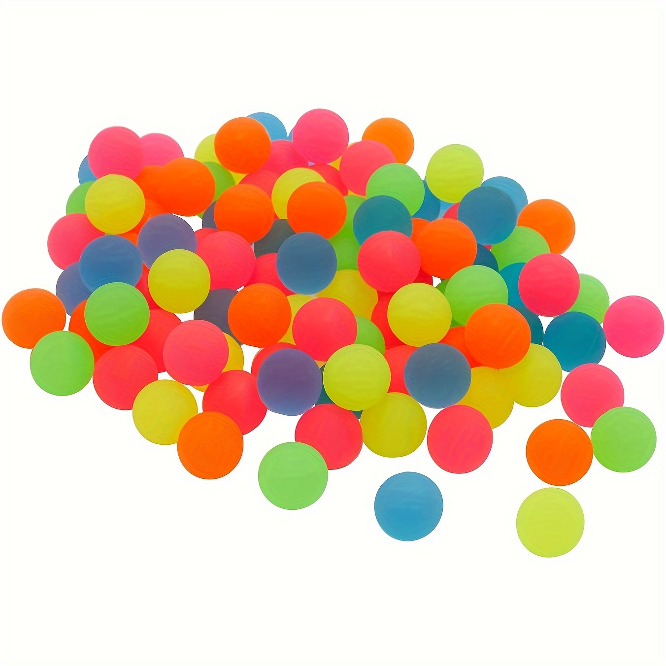 

10pcs Of Glow-in-the-dark Bouncy Ball, Color Random, Rubber Balls, Suitable For Party Gifts, Prizes, Birthday Gift Bags Filling, Easter Gift