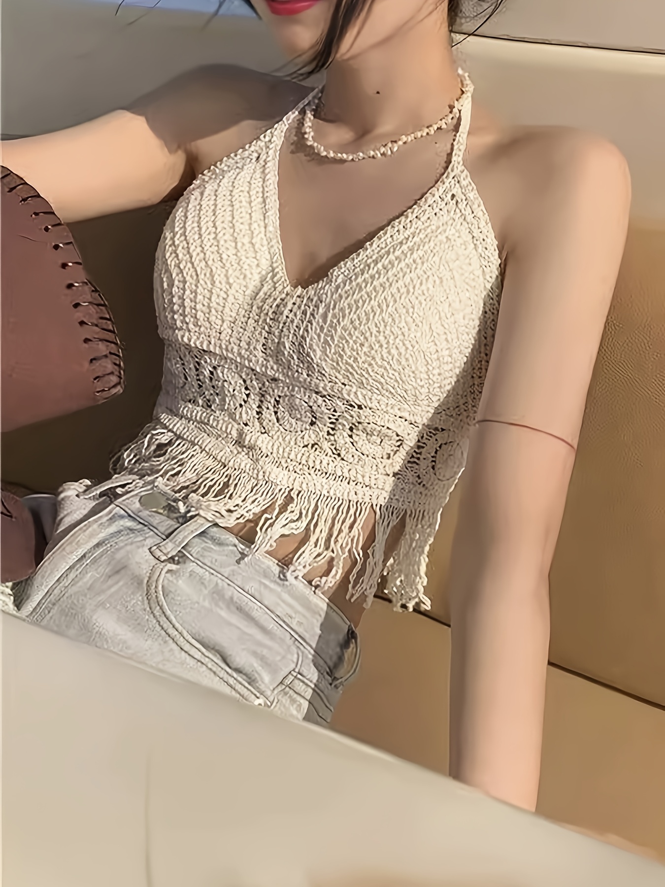 トップス meltthelady  tiny flower tops Leta Sleeveless Floral Crop Top | GUESS Factory Ca