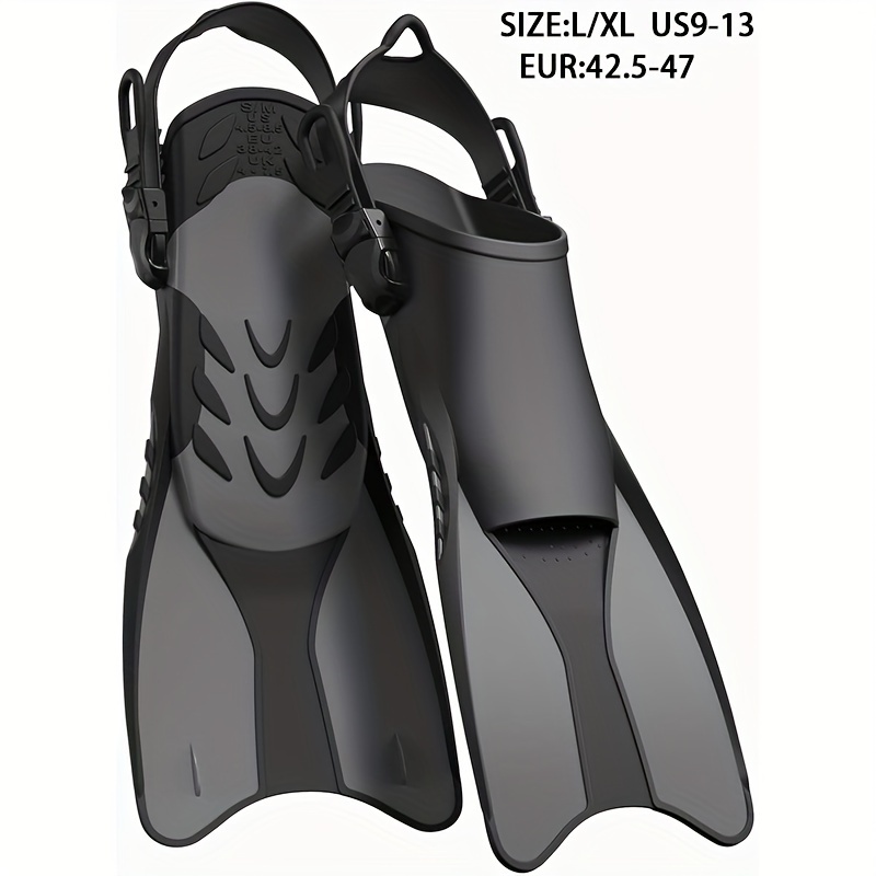Nastavljive plavalne peraje z odprtim , proti zdrsu, oprema za snorklanje za moške in ženske - velikosti S/M-L/XL