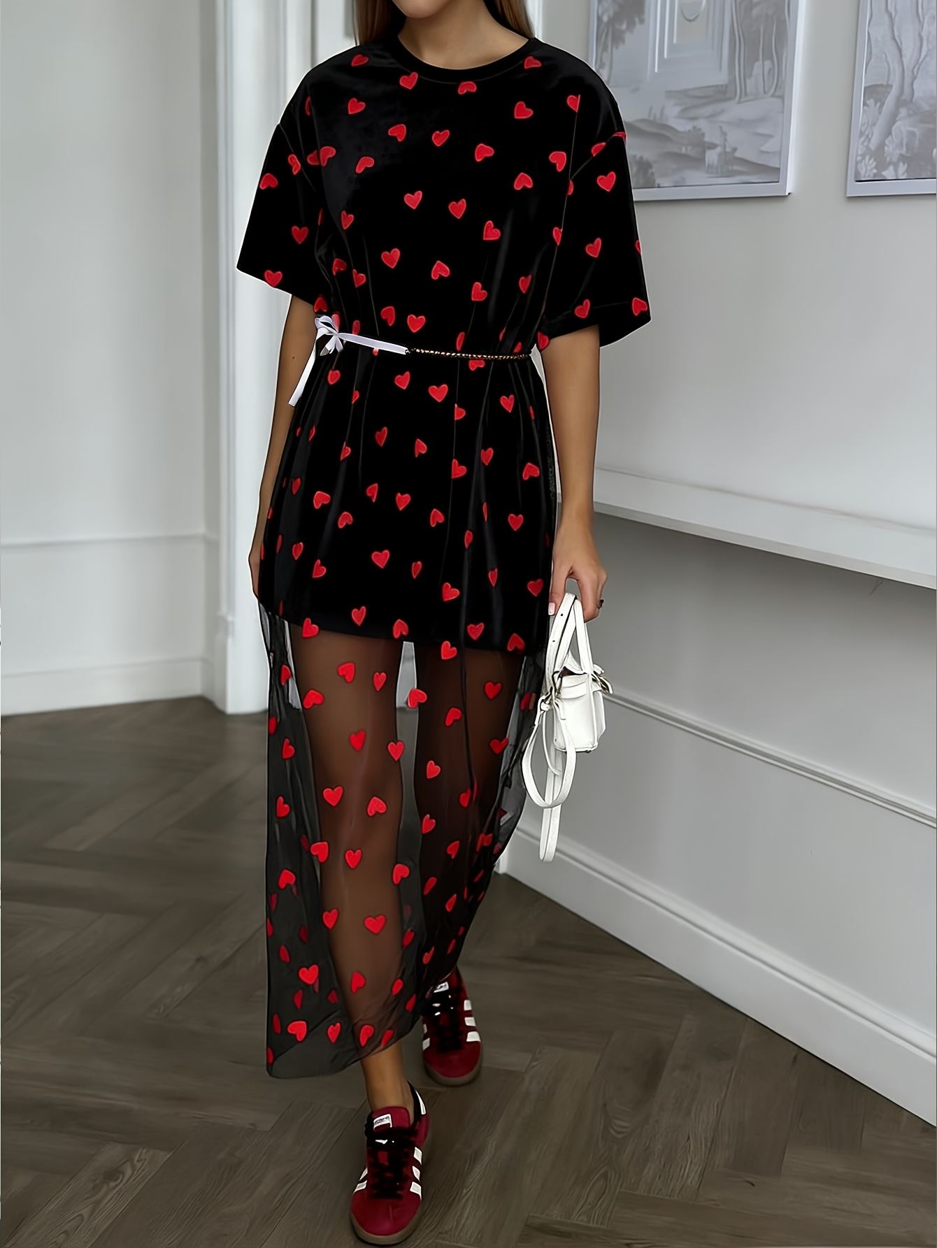 loose fit t shirt maxi dress The Light Long Loose T-Shirt Dress main image 1