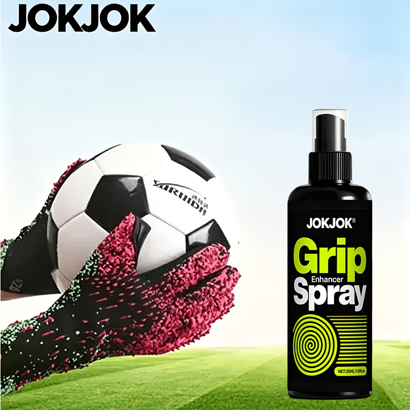 Image of Jokjok Soccer & Baseball Goalkeeper Grip Spray Suitable For Training And Matches - For Power, Moisture/wet Resistant For Goalie, Sweatproof For Athletic