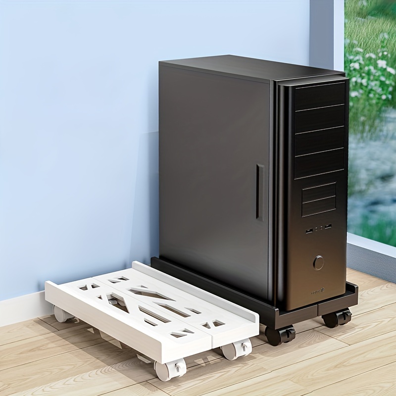 デスク下 CPU ホルダー デスク下ウォールマウントコンピュータ調整可能