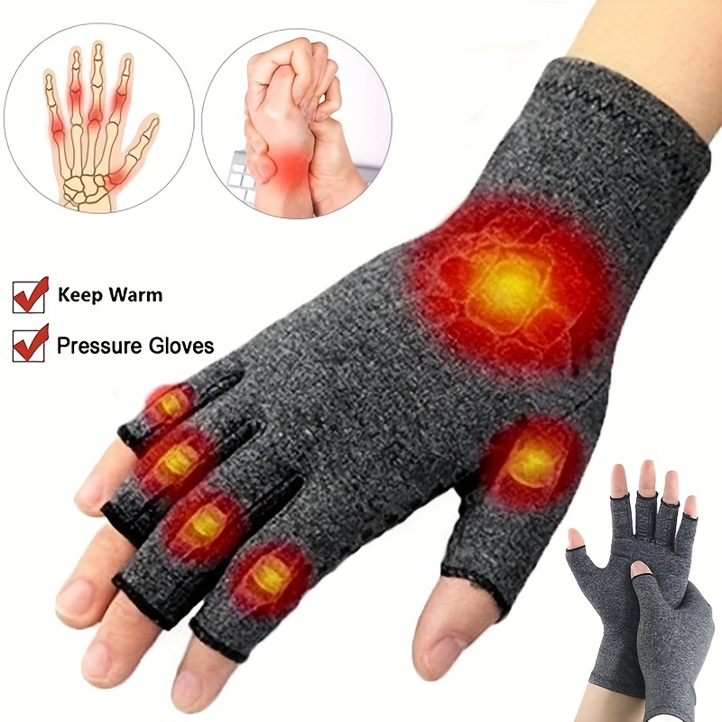 

1pair Gloves, Wrist Support Joint Hand Brace For Women Men, Health Care Wristband Touchscreen Gloves