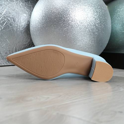 french style womens thick heel high heels soft synthetic cover pointed toe professional shoes beige for workplace formal events office footwear durable tpu sole sturdy block heel construction