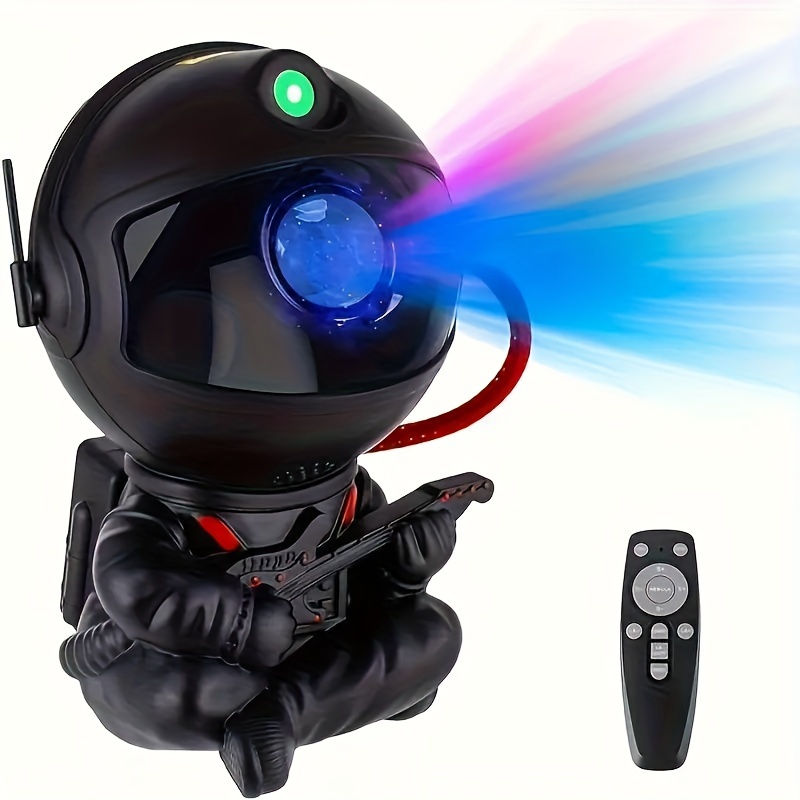 holiday surprise 1 astronaut galaxy star projector bedroom starry night light flexible adjustable projection angle led nebula light room decoration christmas holiday and birthday gift for family and loved ones black guitar style 9
