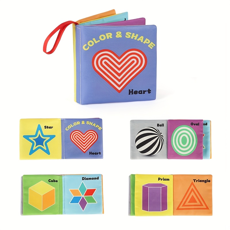 Washable Tear-Resistant Cloth Book, Infant Sensory Toy