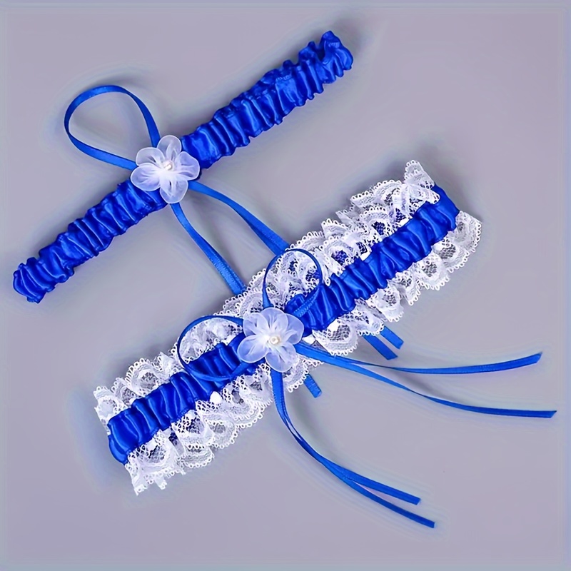 royal blue garter belt Garter Belts in Womens Lingerie | Blue main image 0