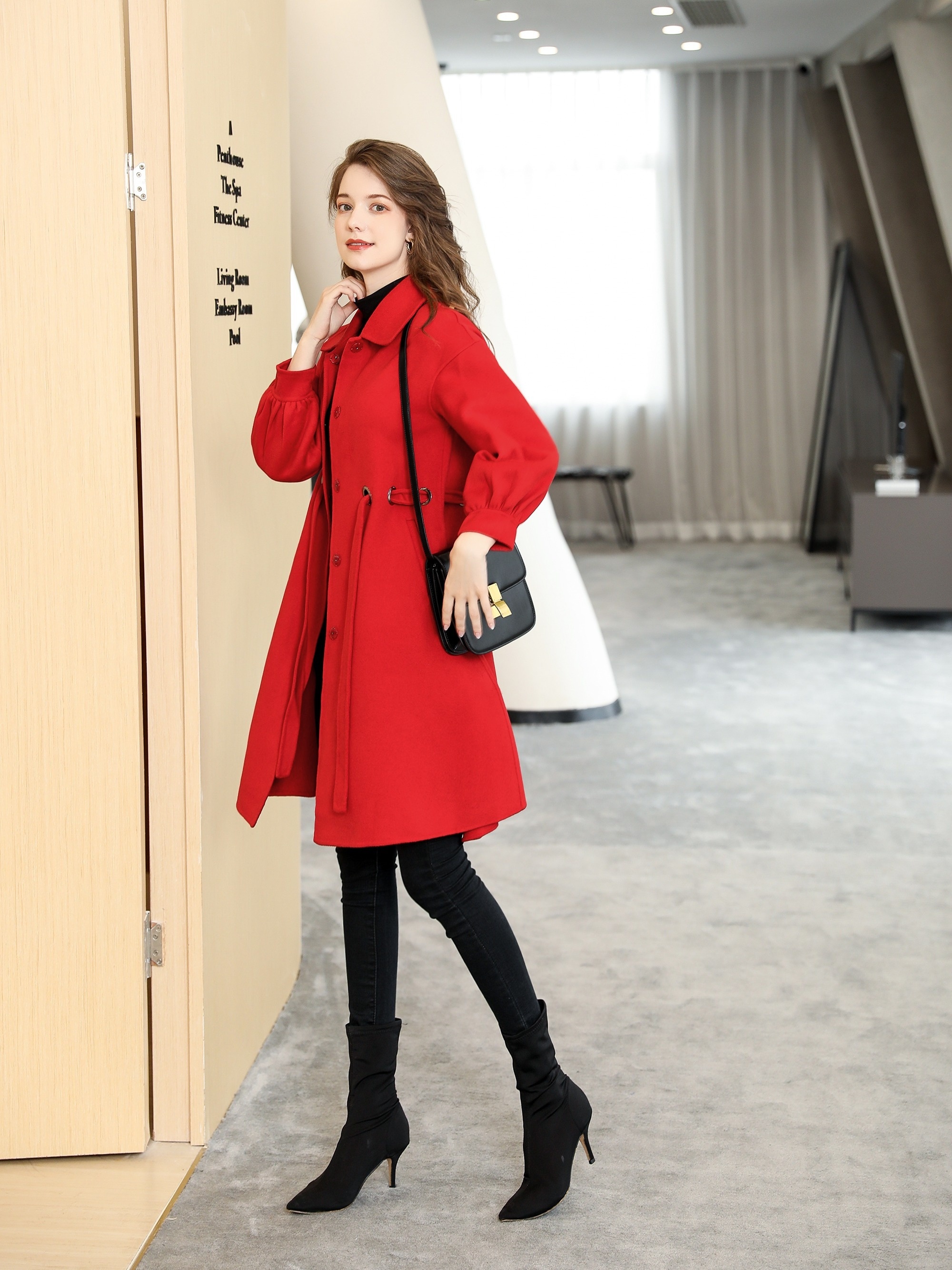 doppelseitiger kaschmirmantel damen mittellang neuer herbst Temu