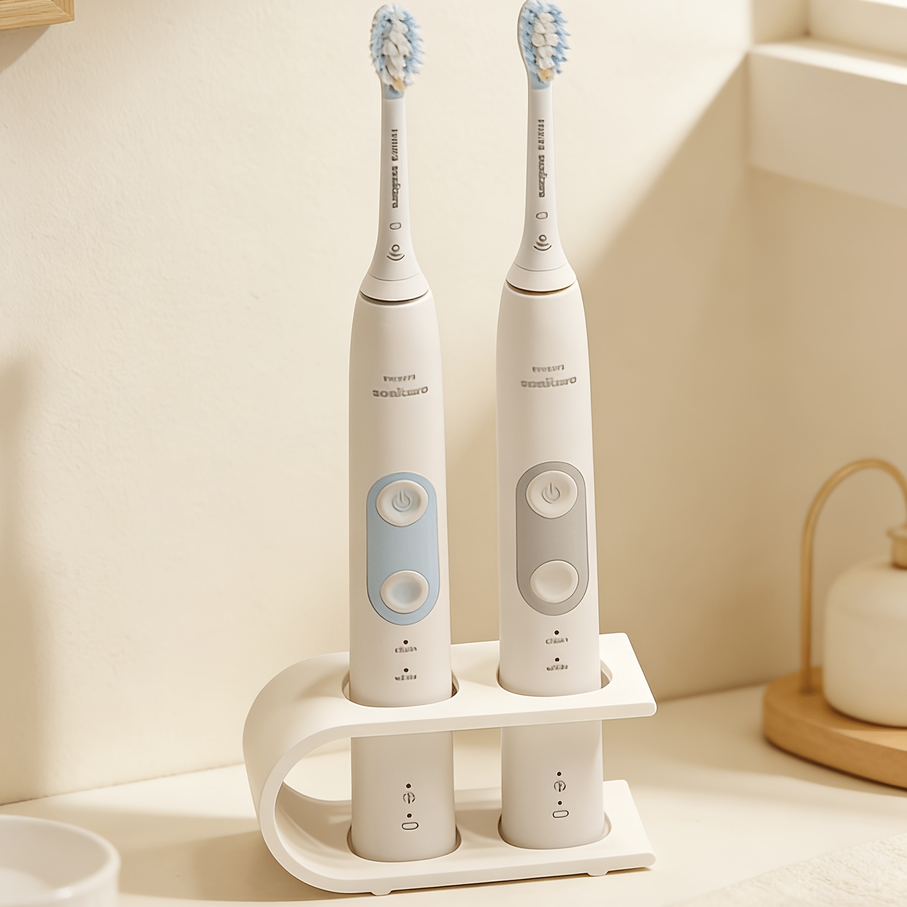 3d printed toothbrush holder desktop bathroom organizer countertop toothbrush stand hygienic storage