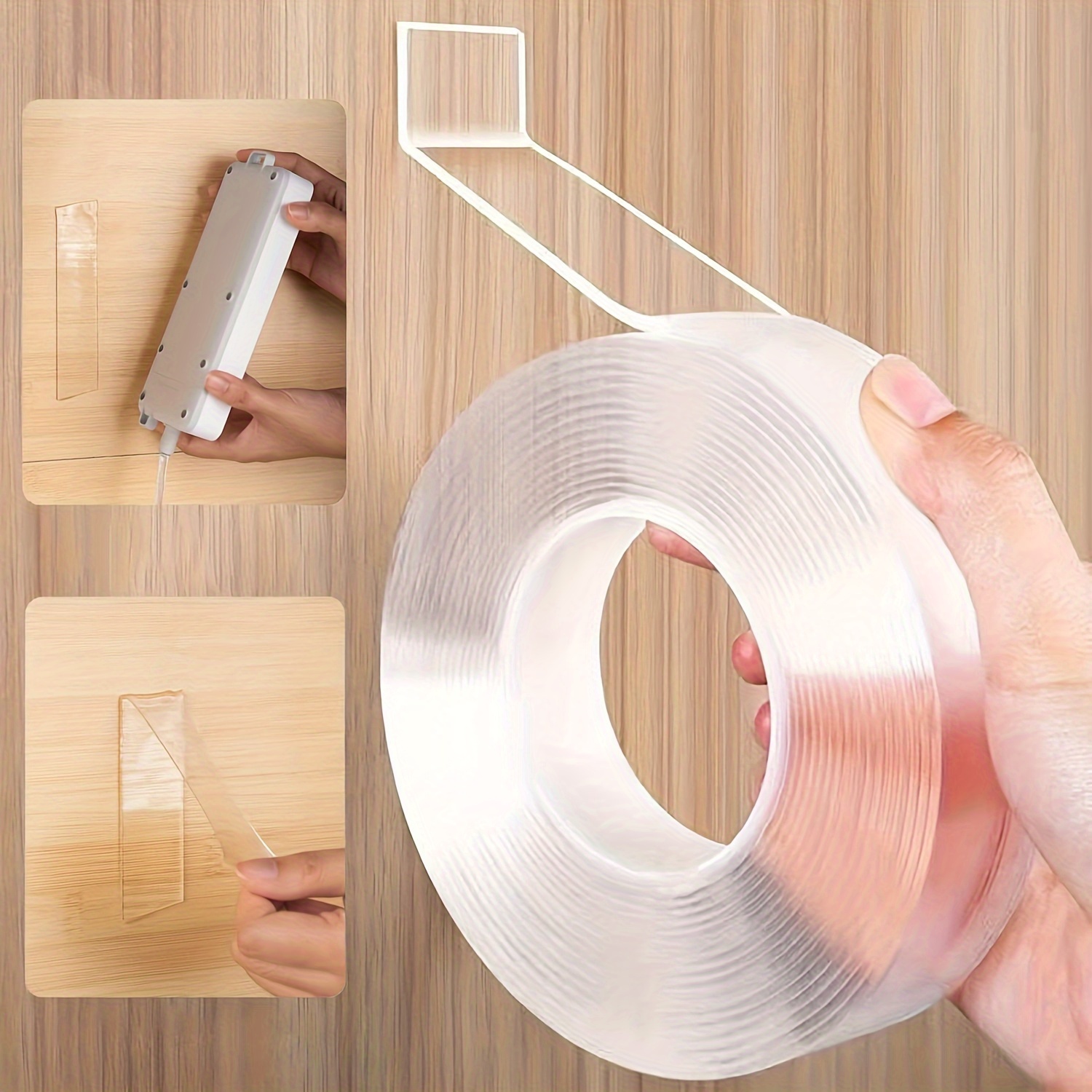 Nano Tape Double Sided Tape Transparent Notrace Reusable - Temu