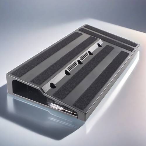ultra light sturdy guitar pedal board large capacity black