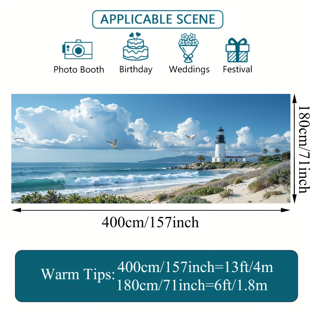 E-shop ein farbenfrohes und künstlerisches 2D-Banner mit flachem Druck, das ein zeigt, für Sommer-Strandgaragentore. Diese große Stoffabdeckung ist