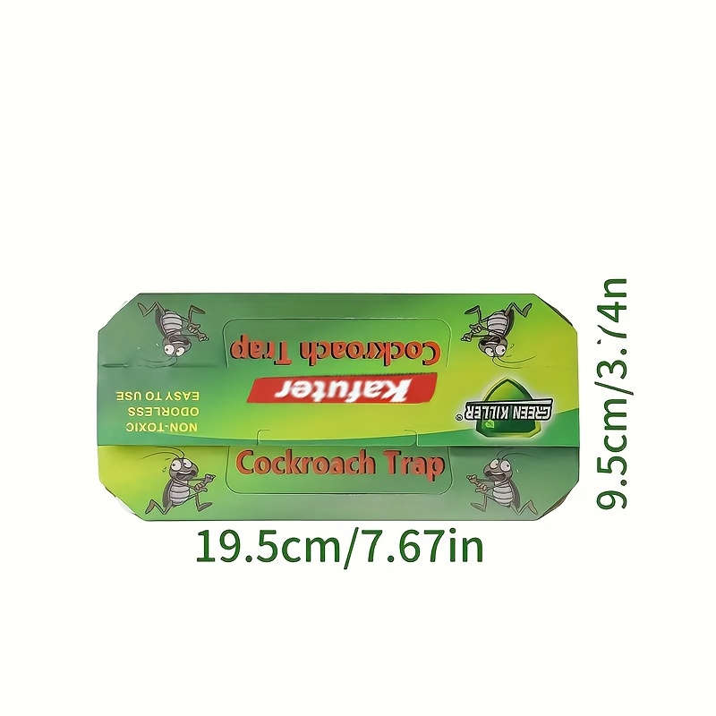 30pcs 25pcs 15pcs 5pcs cockroach traps indoor sticky paper cardboard cockroach house common for kitchen dining room warehouse etc suitable for cockroaches ants   and   crawling pests indoor use no electricity required Product details 3