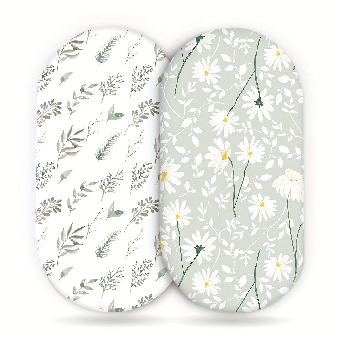 Stretchy Ultra Soft Fitted Bassinet Sheets 2 Pack, Universal Fit