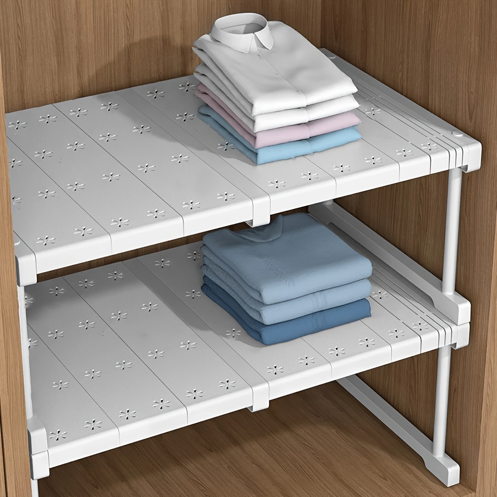 Outlets HDAIUCOV Tension Shelf, Expandable Shelf, Adjustable Shelves for Closet/Camper 2