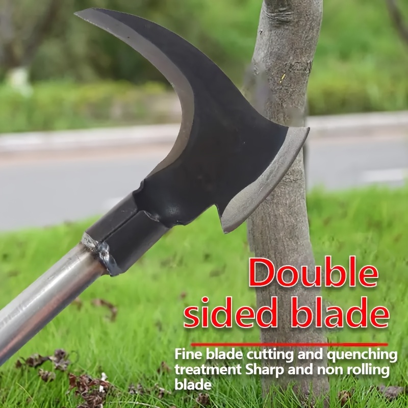 

1 Pcs Steel Double Double- Blades, Agricultural , For Mowing, Cutting , Trimming , , , And