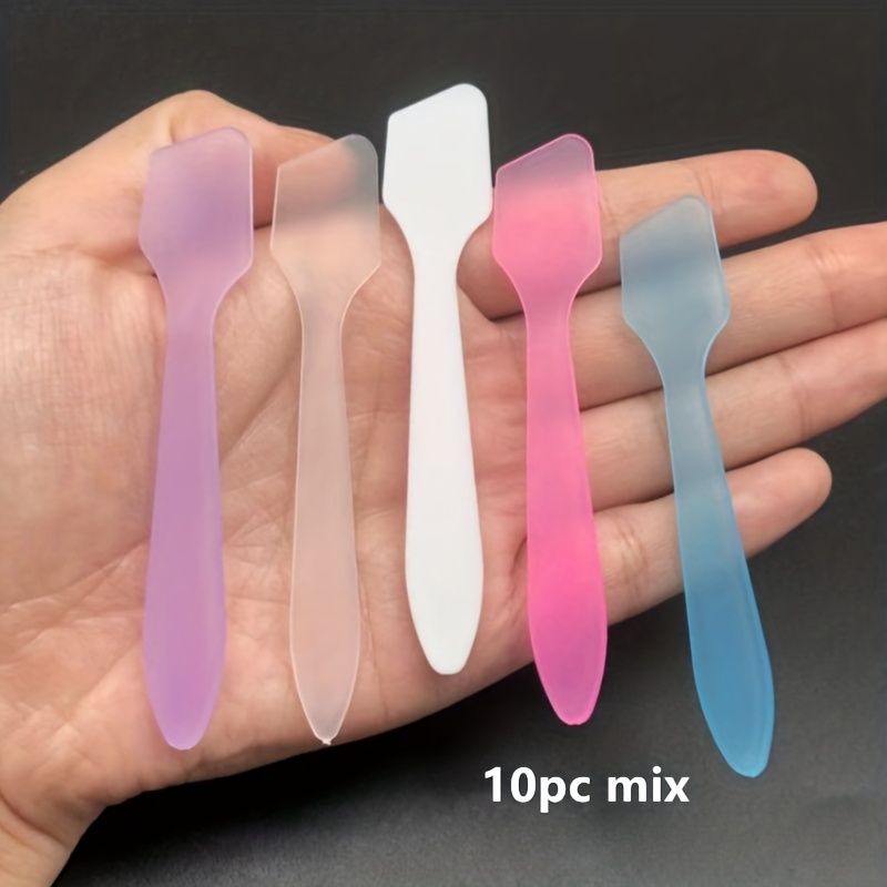 1pc/ 3pcs/ 5pcs/ 10pcs Pp Face Cream Scraper, Mask And Eye Cream Spoon, Cosmetic Face Cream Spoon For Skin Care Application