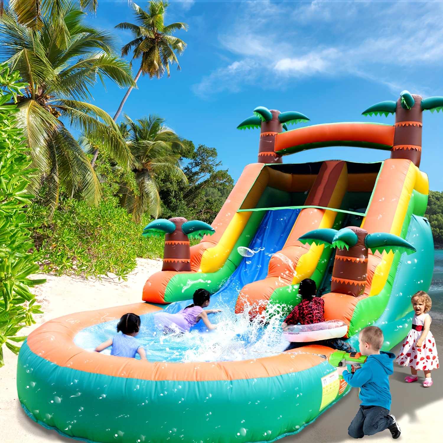 inflable adultos niños 21x9x12 pies casa Temu