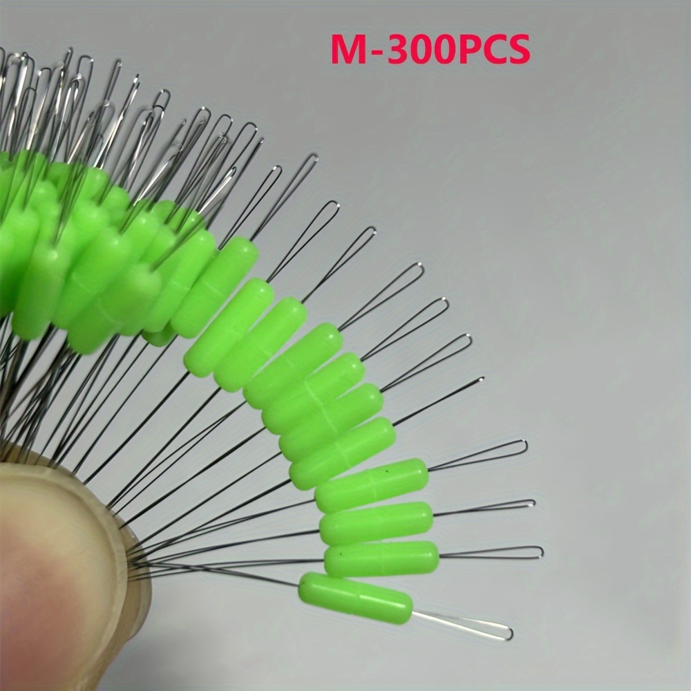 300pcs Silicone Bobber Stoppers Space Beans, Anti-collision Float Stoppers, Fishing Accessories