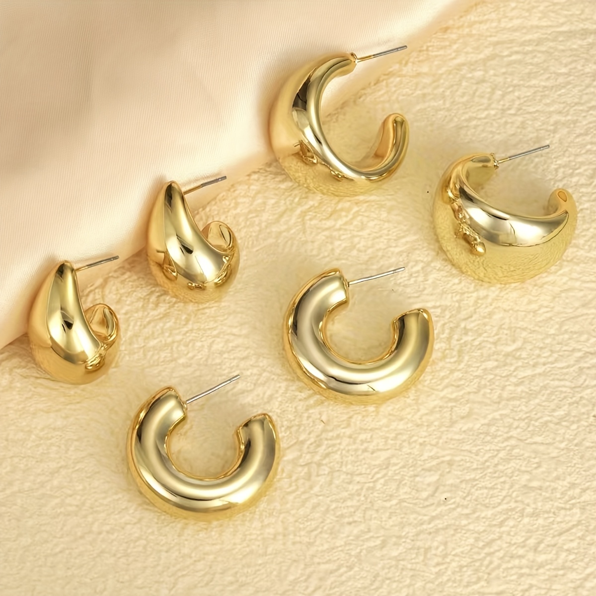Water Drop Teardrop Earrings Set for Women