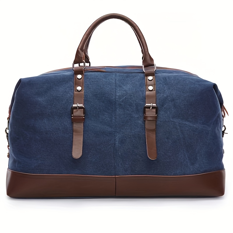Weekend Overnight Travel Duffel - Large Capacity Heavy-Duty Gym & Weekend Trip with Multiple Compartments, Spacious Main & Front Pocket, Sturdy Top Handle & Detachable Strap, Durable Luggage for Sports, Business Travel - Ideal for Men & Women
