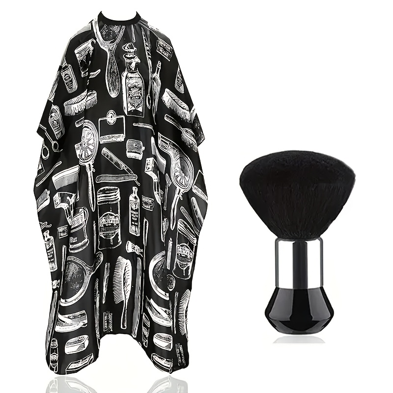 TEMU Professional Hair Cutting Cape - Durable And Stylish Hairdressing Cloth Apron For Salon And Barber Use