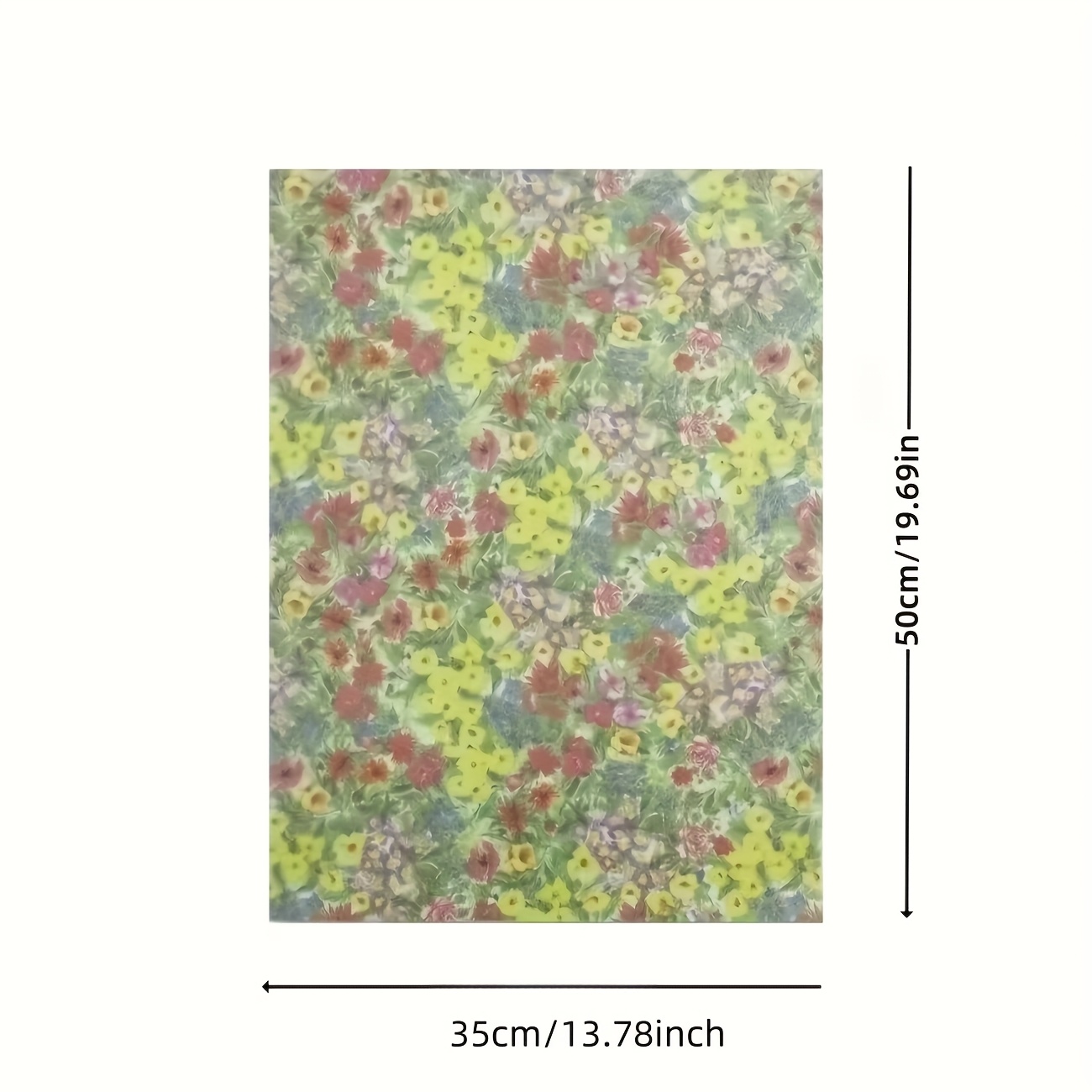 50 Blatt Seidenpapier Verpackungsmaterial Florales  Produktbild-Vorschau 5