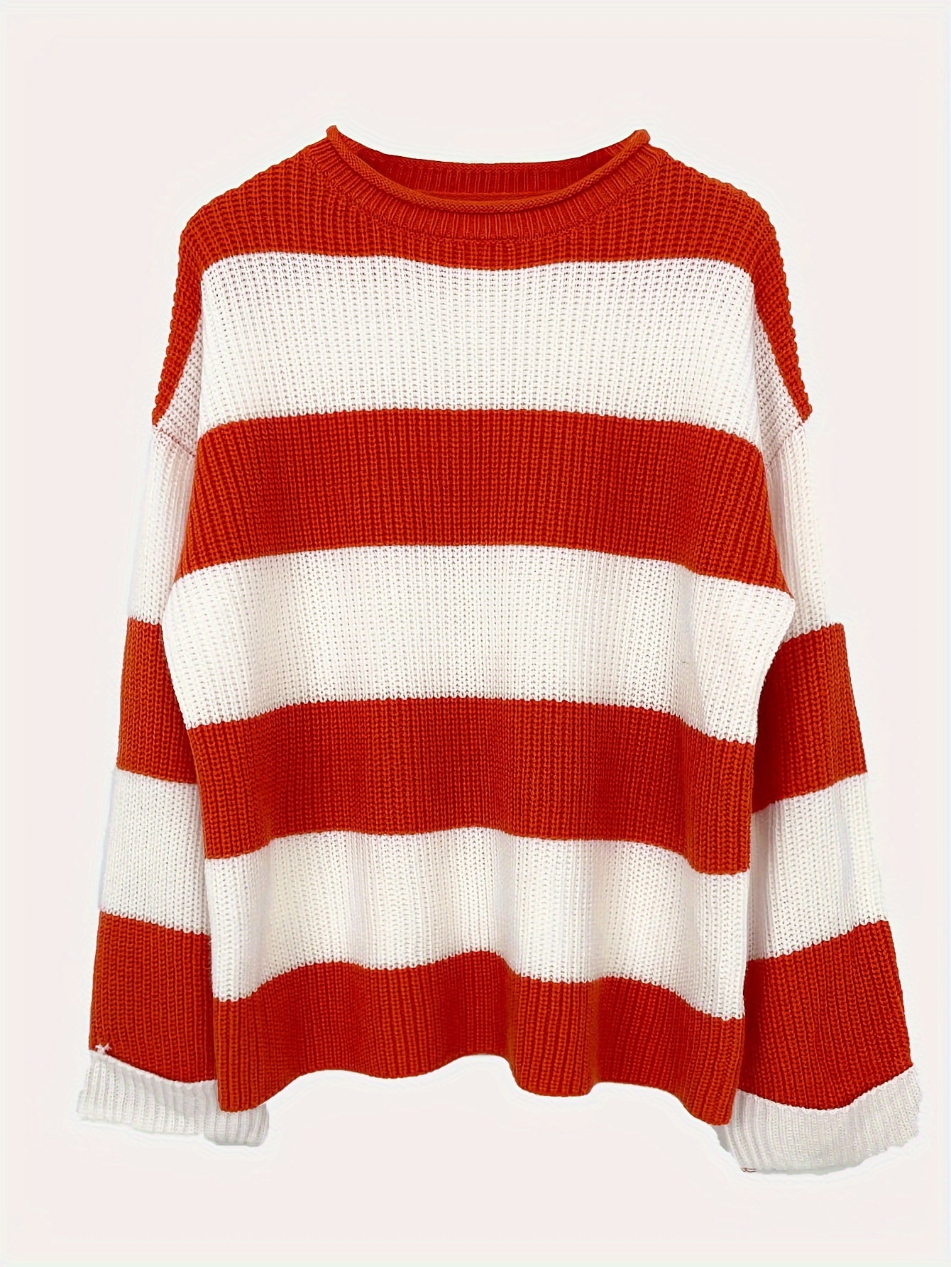 womens striped           long   drop   rib               fit  wear     details 6