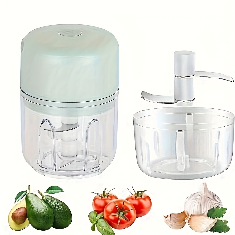 3 color options 200ml mini blender electric garlic ginger chopper with stainless steel blades for   prep and mashing Product details 3