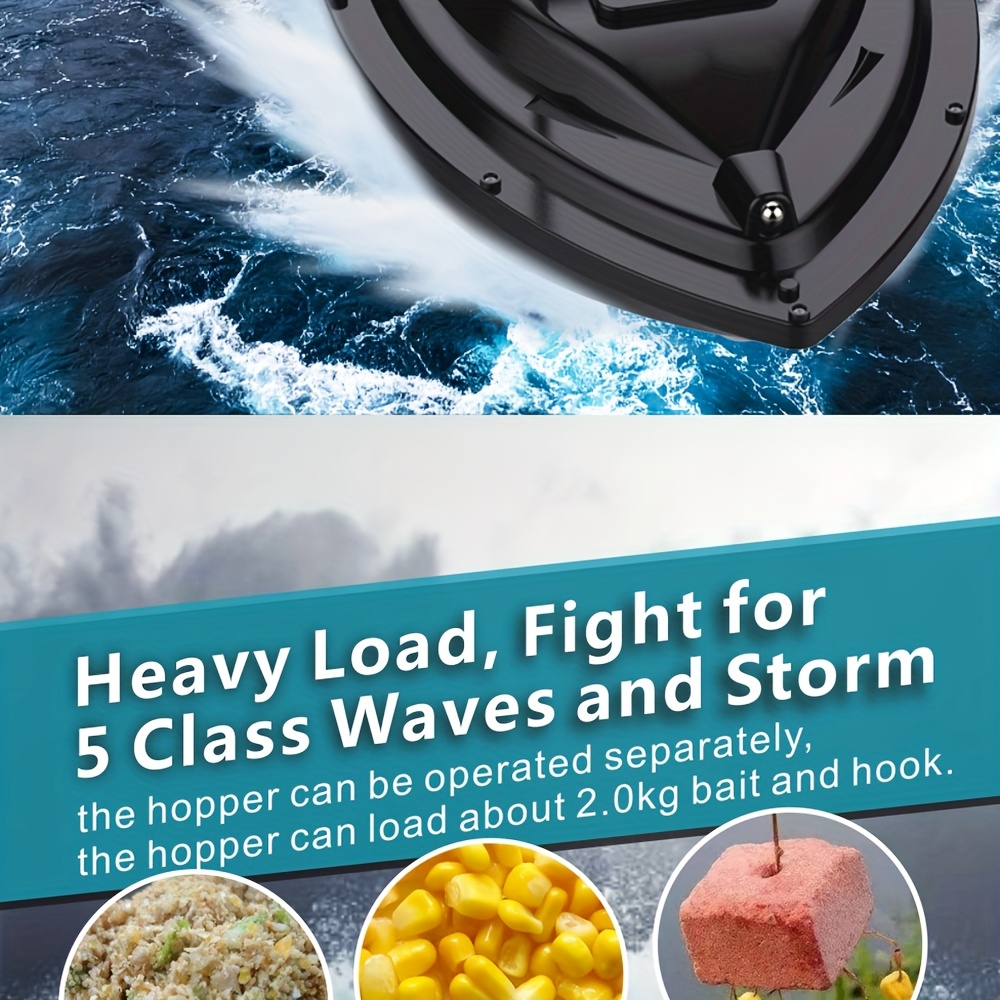 1pc fishing bait boat remote control bait boat for pool and lake carp fishing equipment details 1